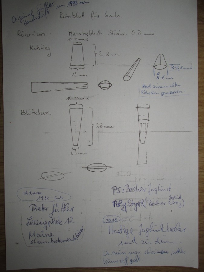 GAITA-ROHRBLATT-Bauanleitung